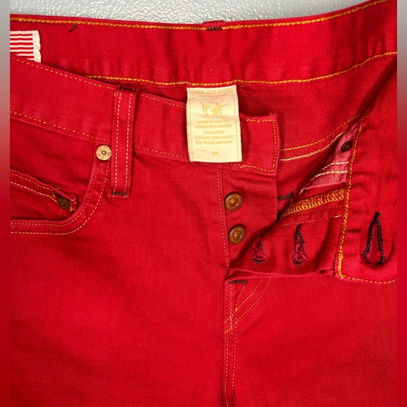 True Religion Cherry red skinny jeans - Picture 4 of 5